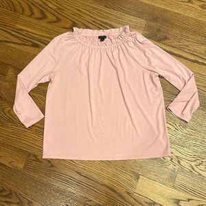 NWOT Ann Taylor Factory Pink Top; Size M